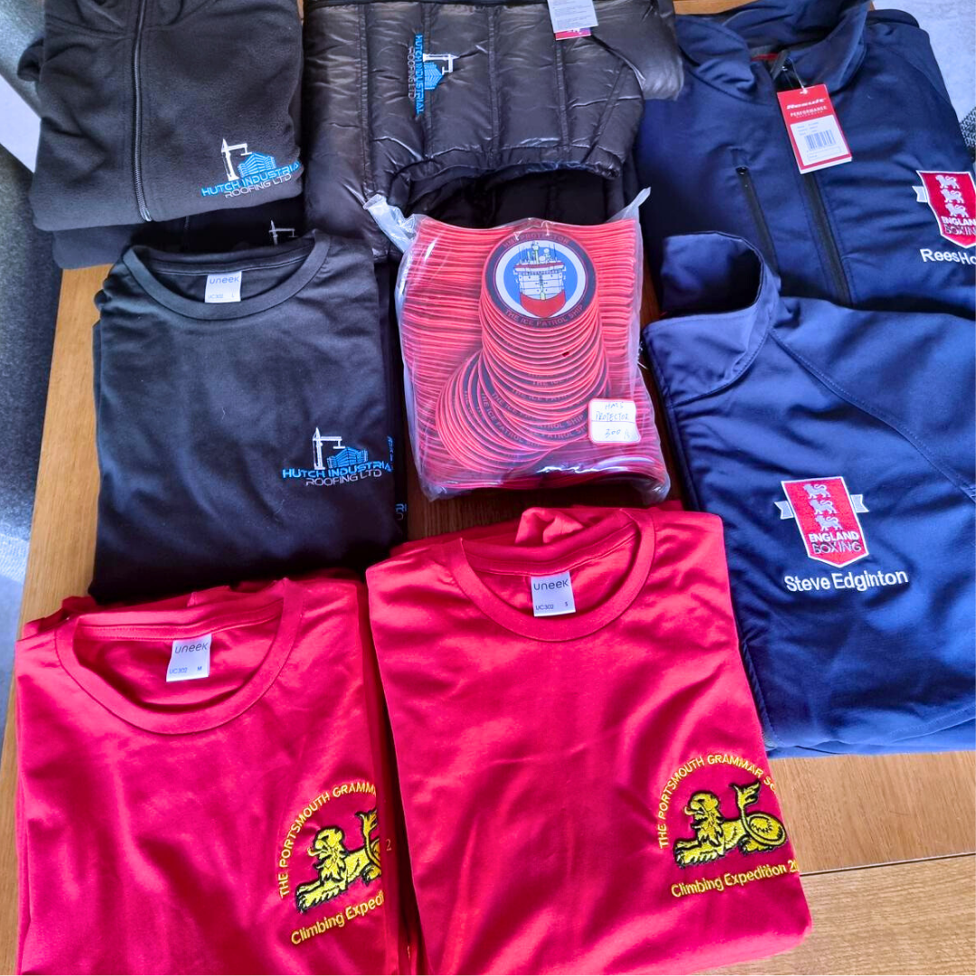 Embroidery work sample